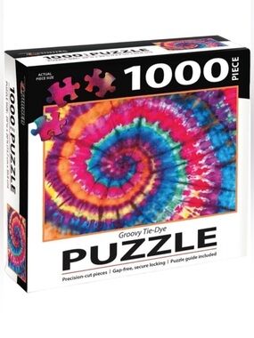 LANG Jigsaw Puzzle - Groovy Tie-Dye